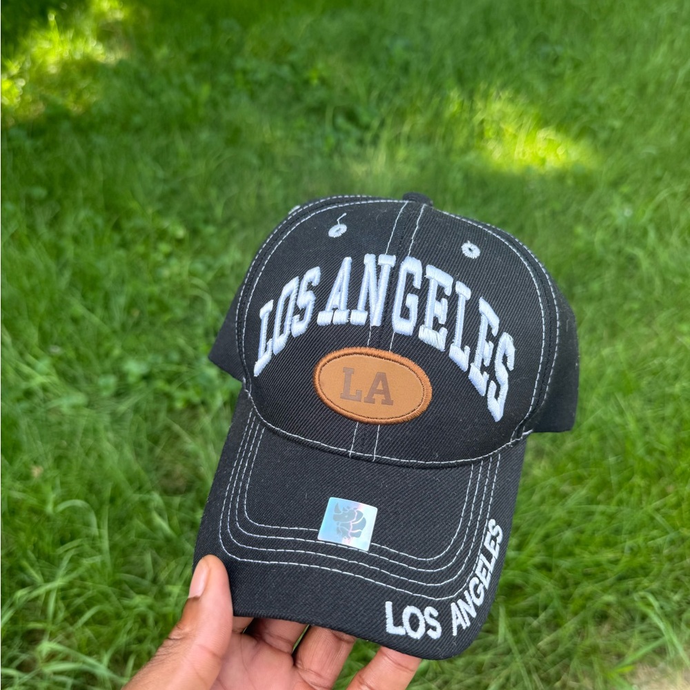 Black Los Angeles Baseball Cap